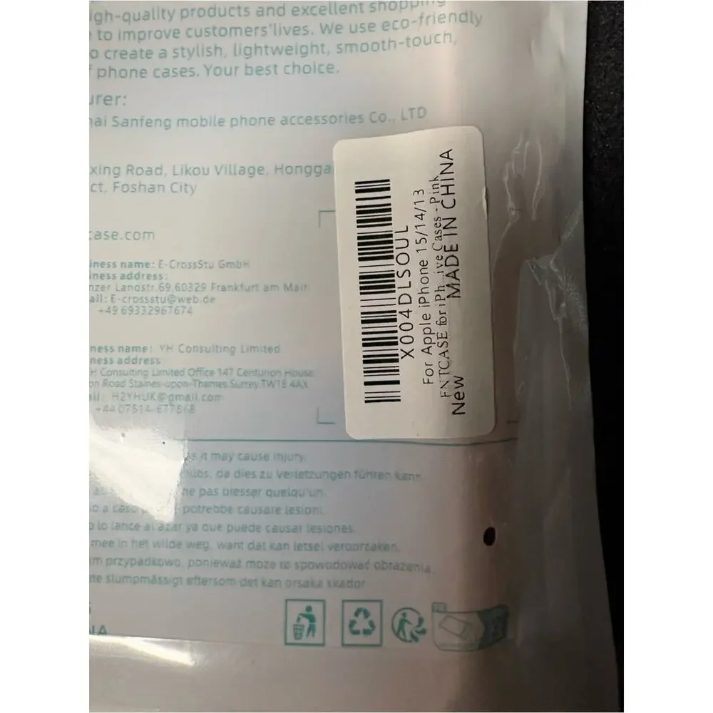 iPhone 15/14/13 Pink MagSafe Frosted Protective Case NIP